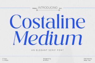 Costaline Medium Font by Megatype · Creative Fabrica