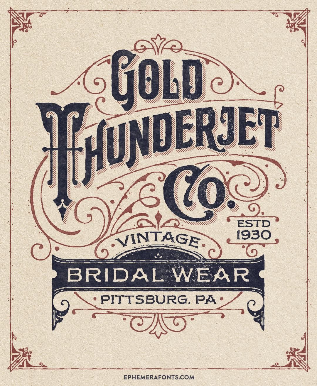 Vintage Typography Poster.