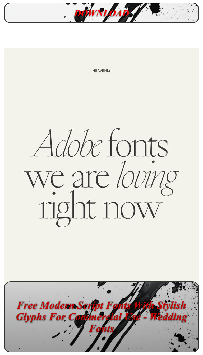 Free Modern Script Fonts With Stylish Glyphs For Commercial Use — Wedding Fonts