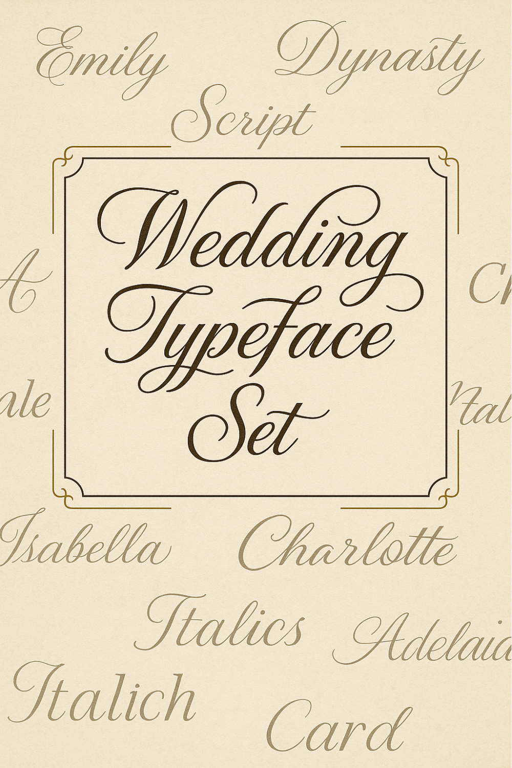 Elegant Wedding Fonts | Romantic Script & Serif Typeface Collection