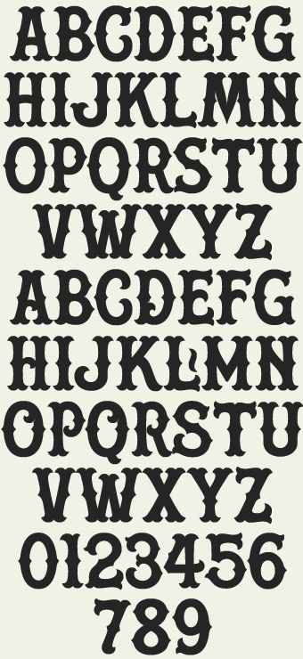 LHF Boston Ballpark font