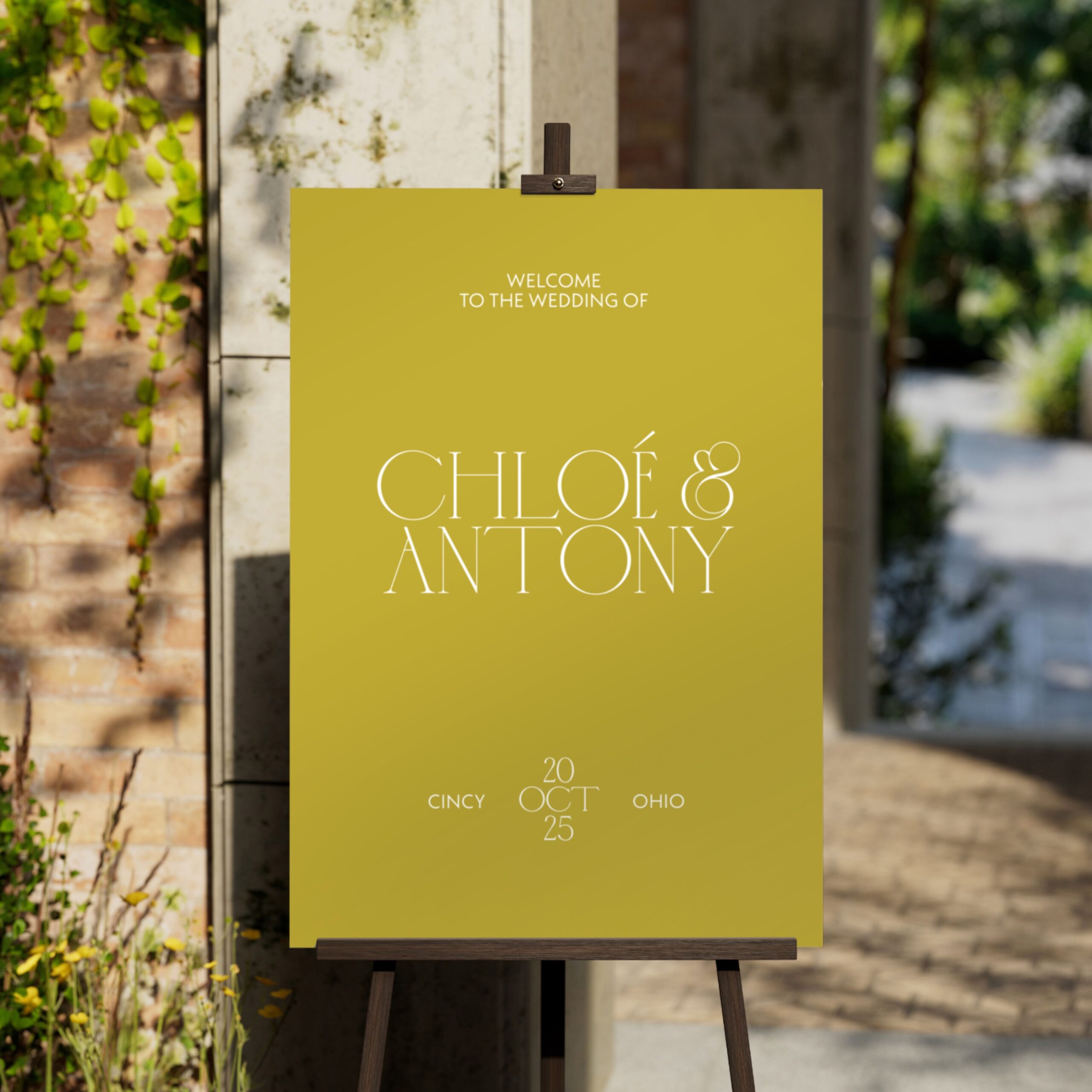 Wedding Welcome Sign (Semi-Custom)