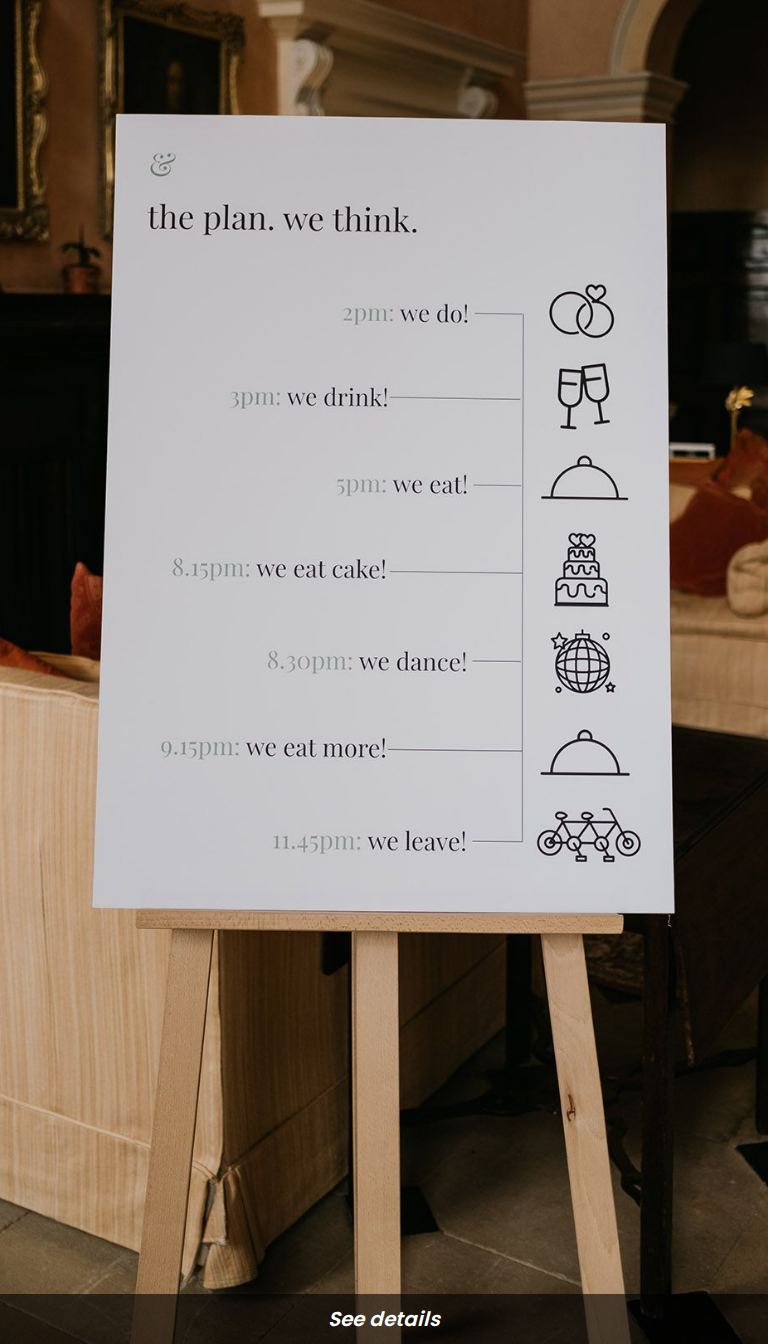 Elegant UK Wedding Inspiration | Signs & Decor