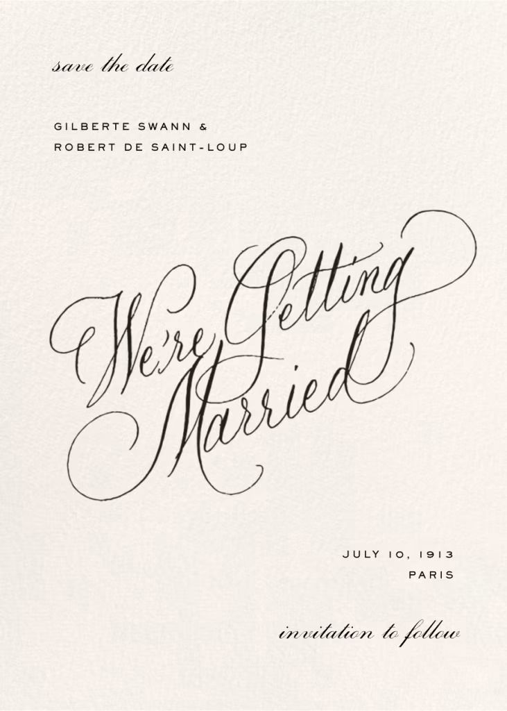 Love in Lettering Invitation