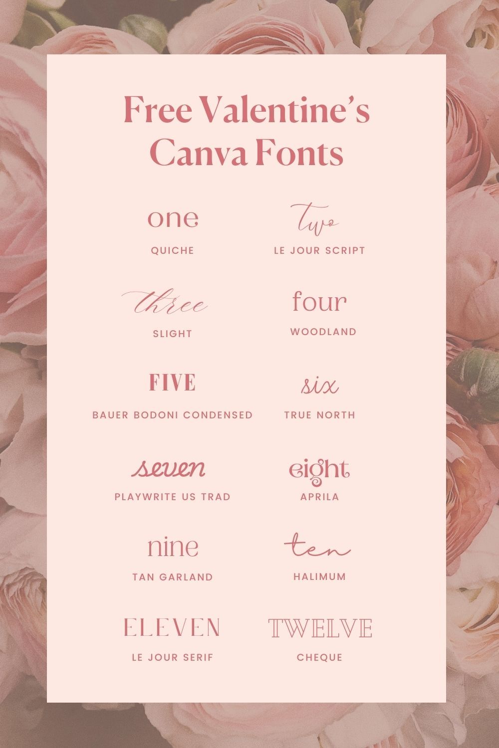 Cute Valentine’s Canva Fonts