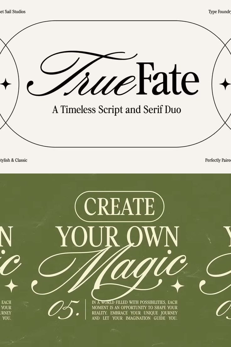 True Fate Script & Serif Font Duo | Trendy Wedding Fonts