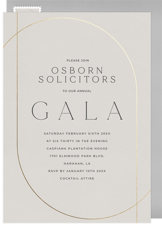 Gala Invitations Greenvelope.com