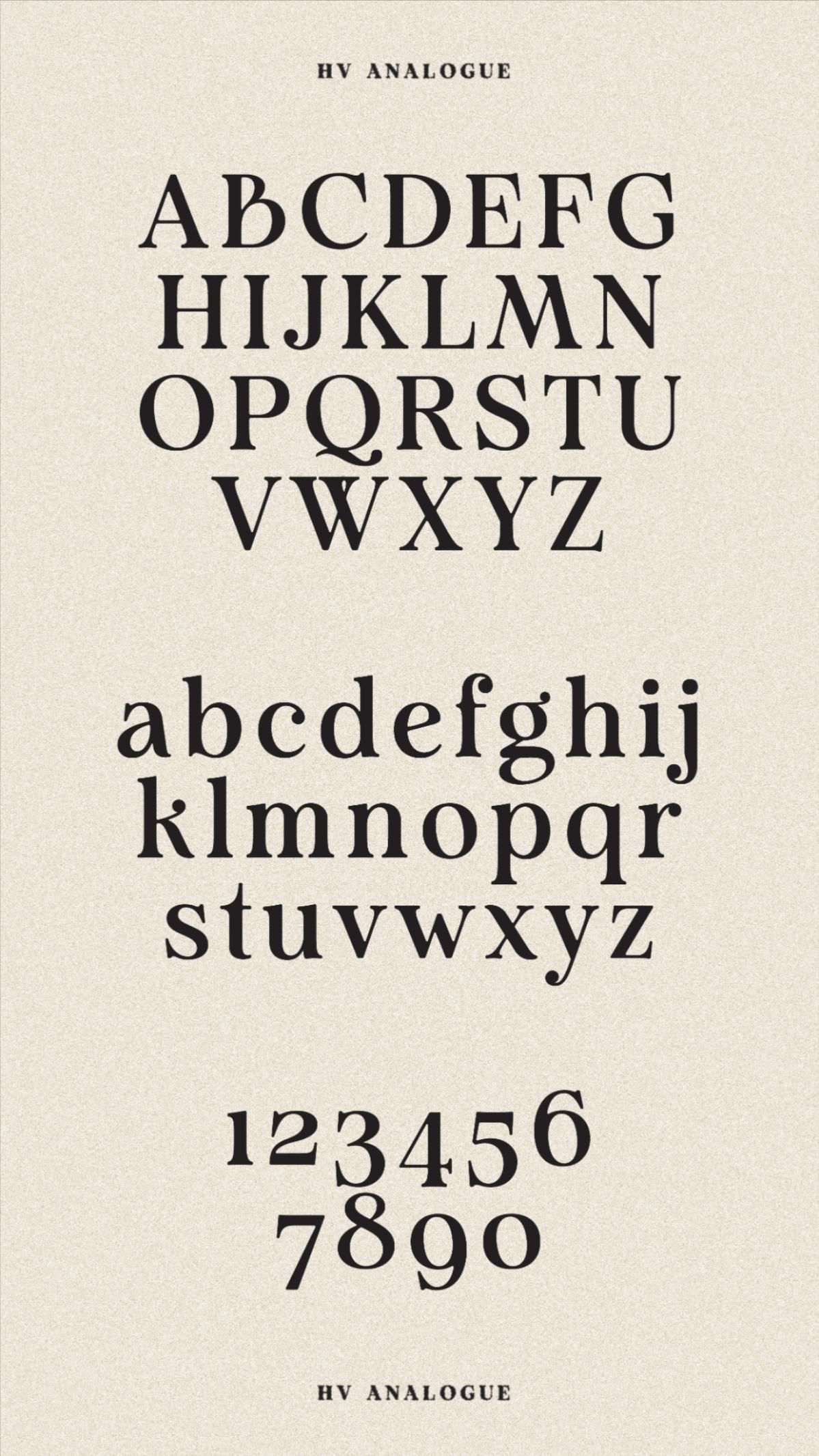 Analogue — Humanist Retro Serif