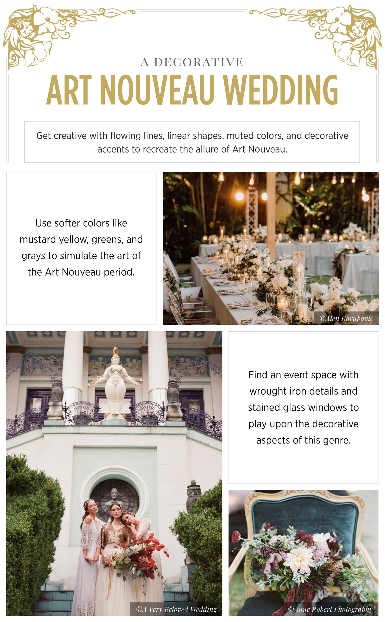 Wedding Themes Inspired By Art! — B. Lovely Events