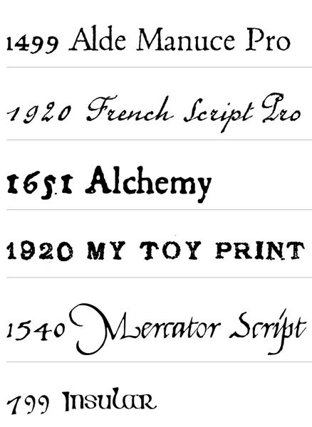 The typefaces of Gilles Le Corre
