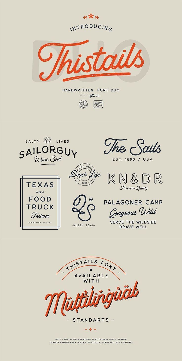 Cool Fonts & Lettering: Trendy Designs