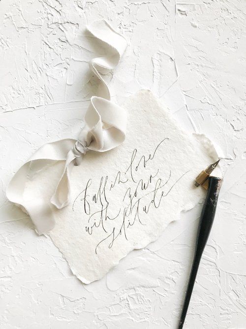 Esperanza Atelier | Fine Art Wedding Calligraphy