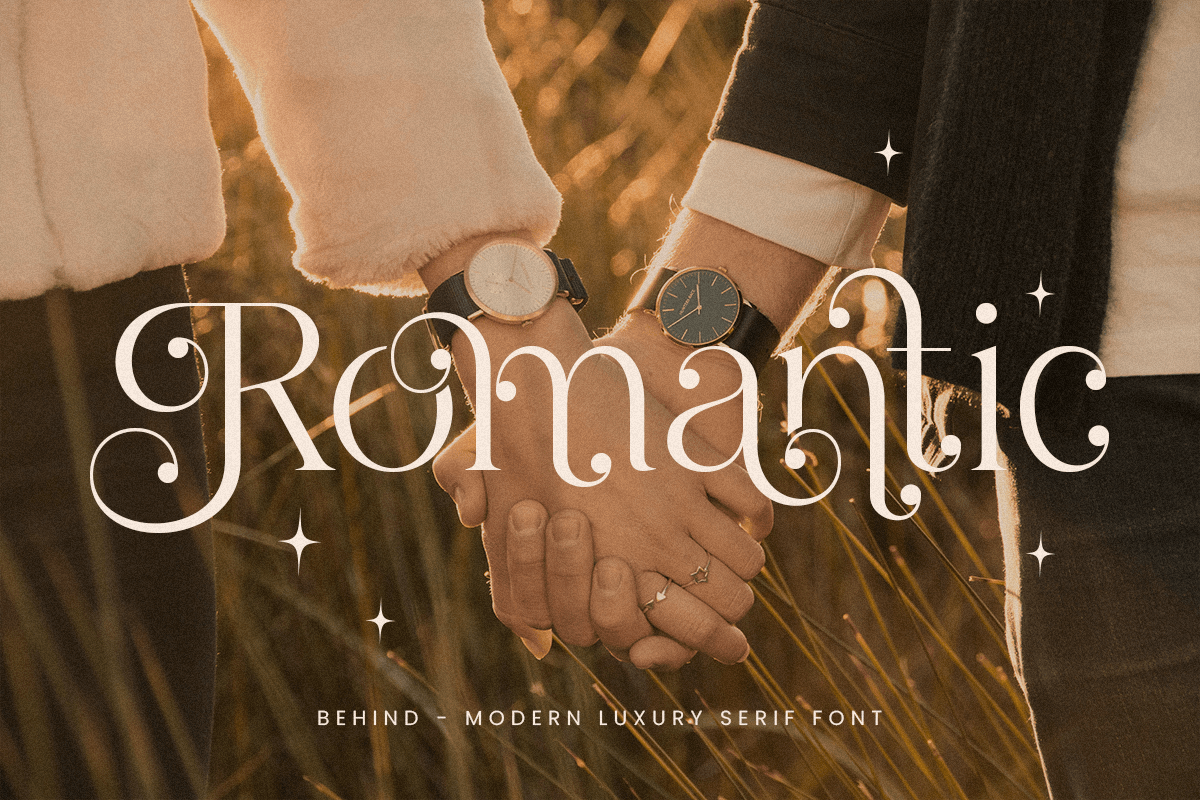 Behind — Luxury Serif Font