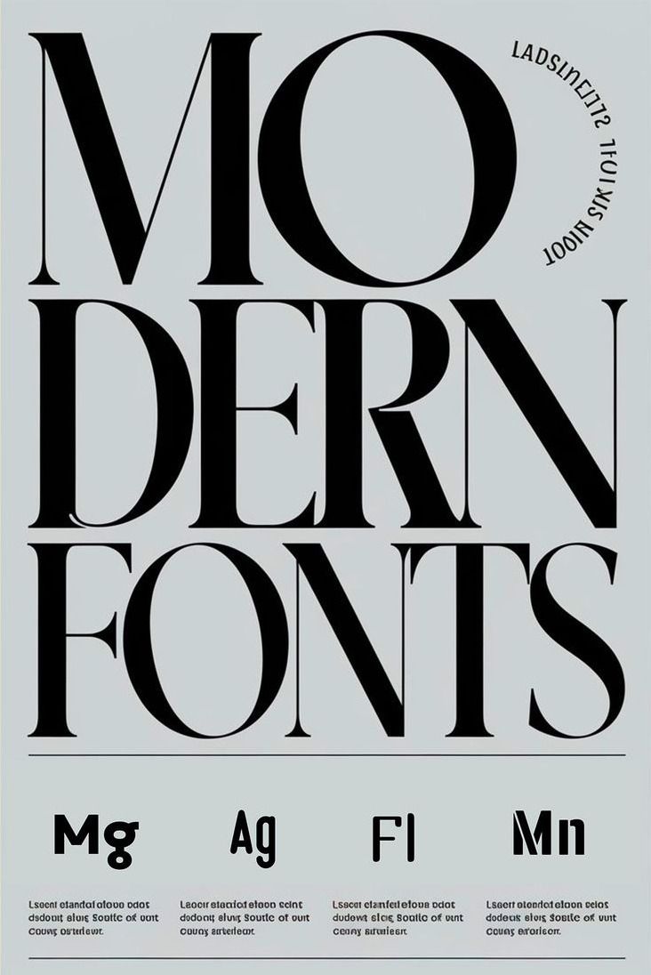 Bold & Versatile Modern Font Collection