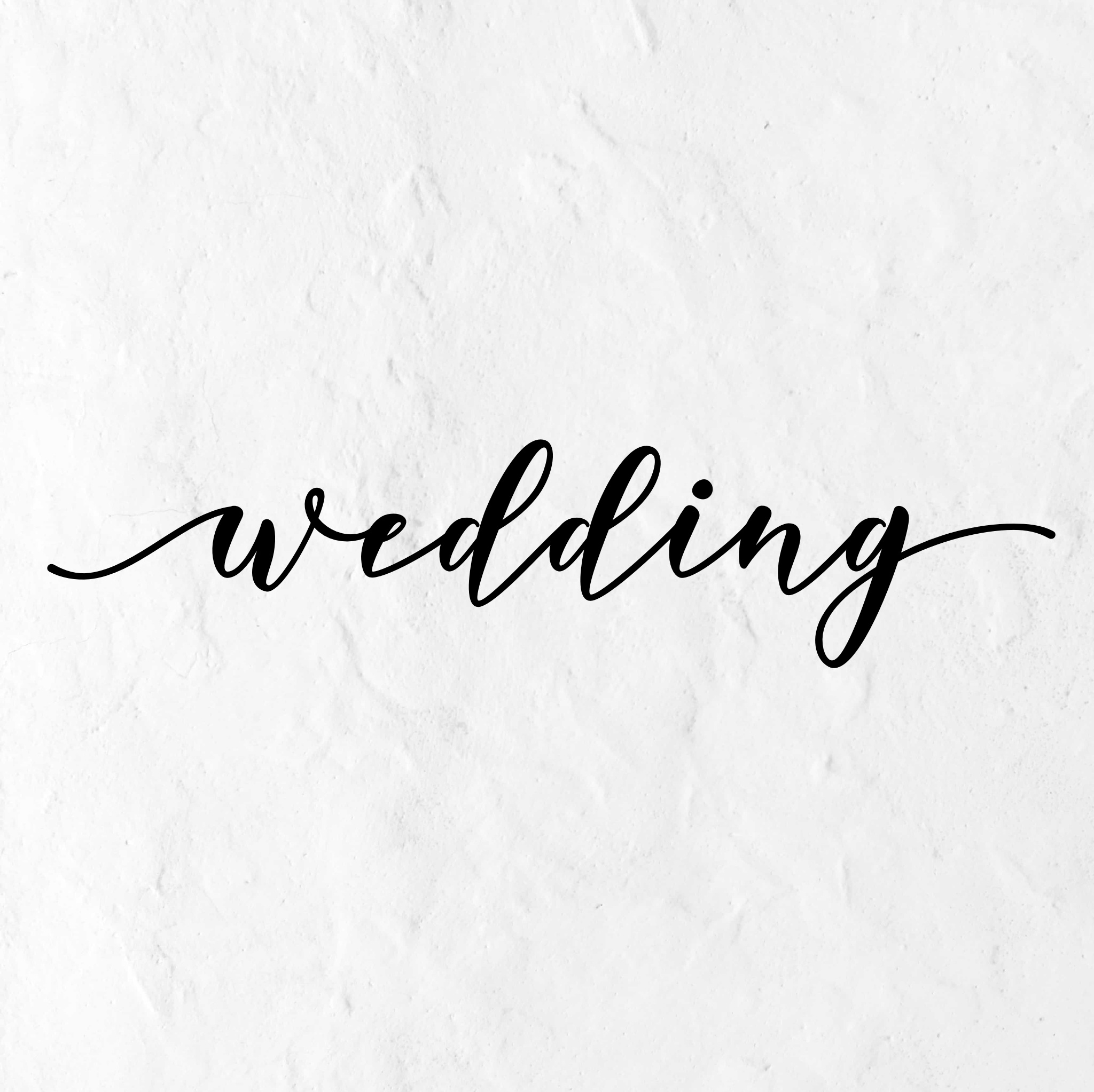 Elegant Wedding Calligraphy
