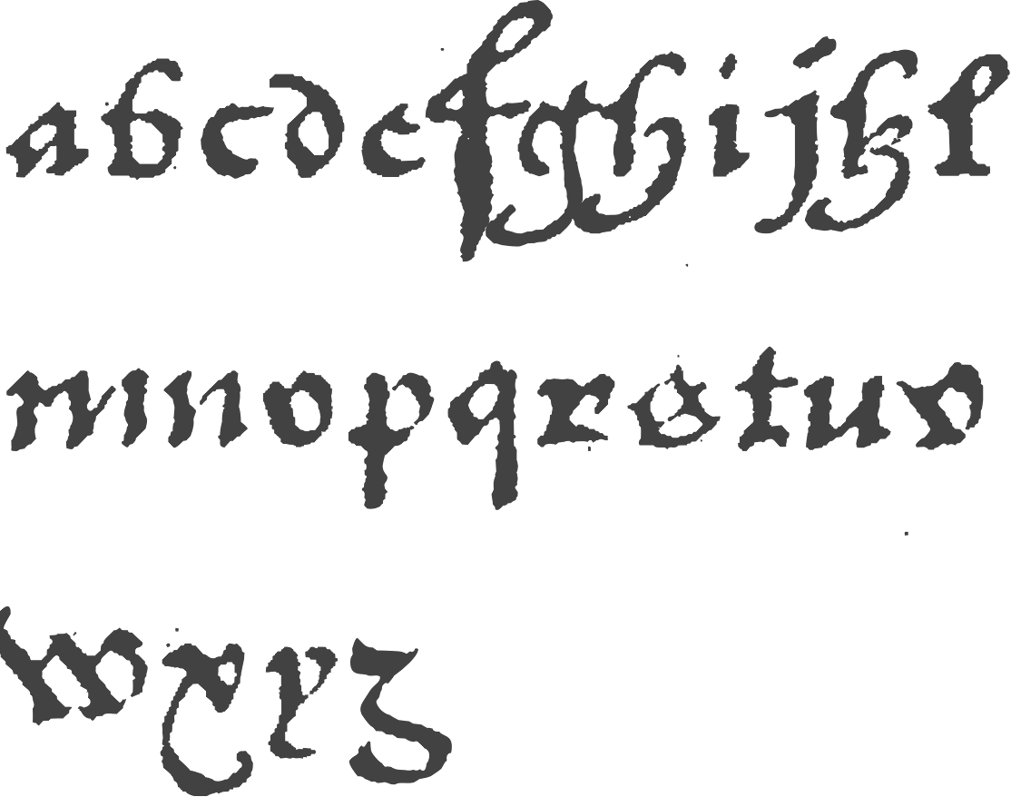 MyFonts: Blackletter typefaces