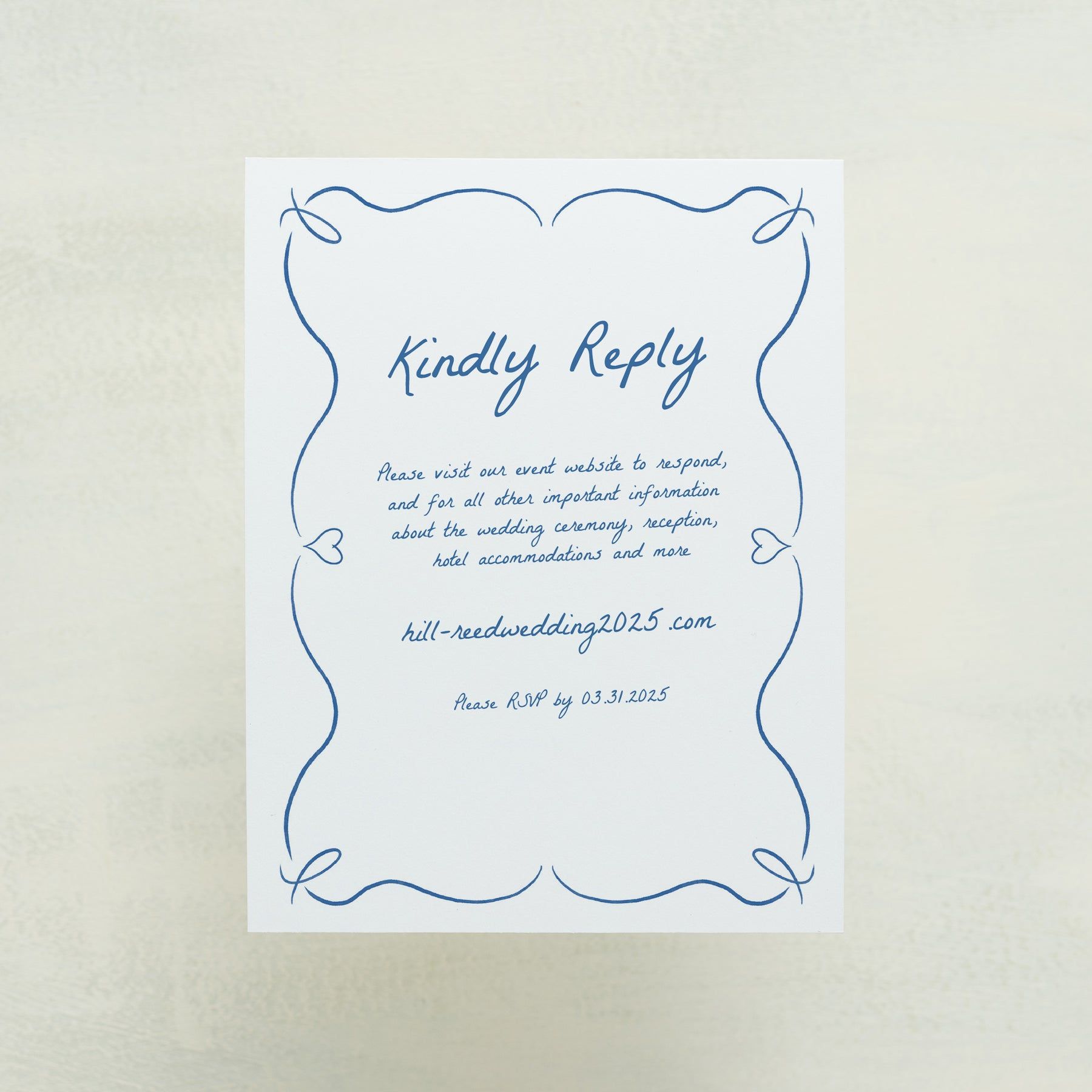 Scribble Digital RSVP Card