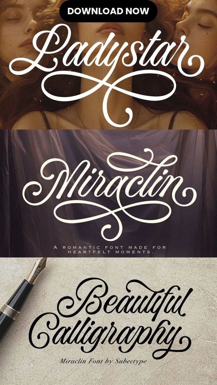 Miraclin — Beautiful Calligraphy Font | Creative Market