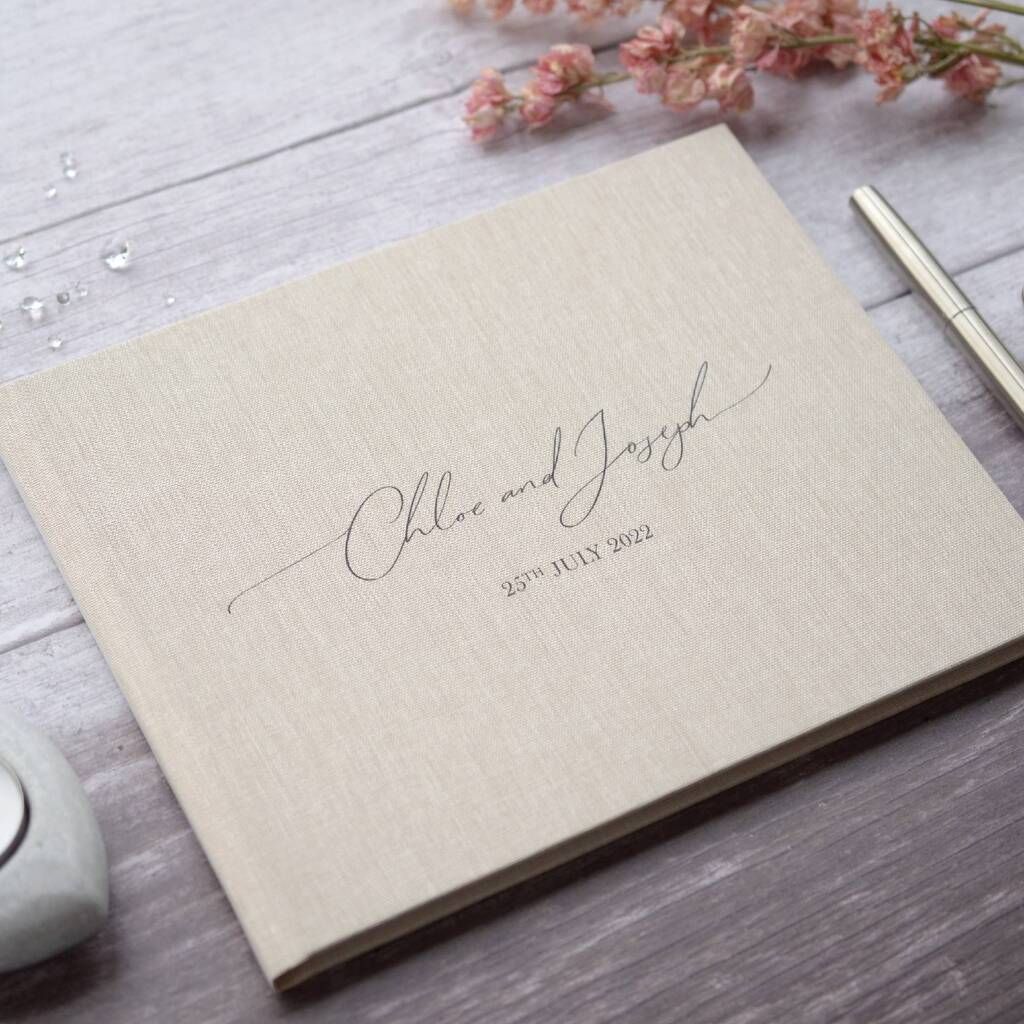 Personalised Wedding Guest Book Personalised Wedding Guest Book
