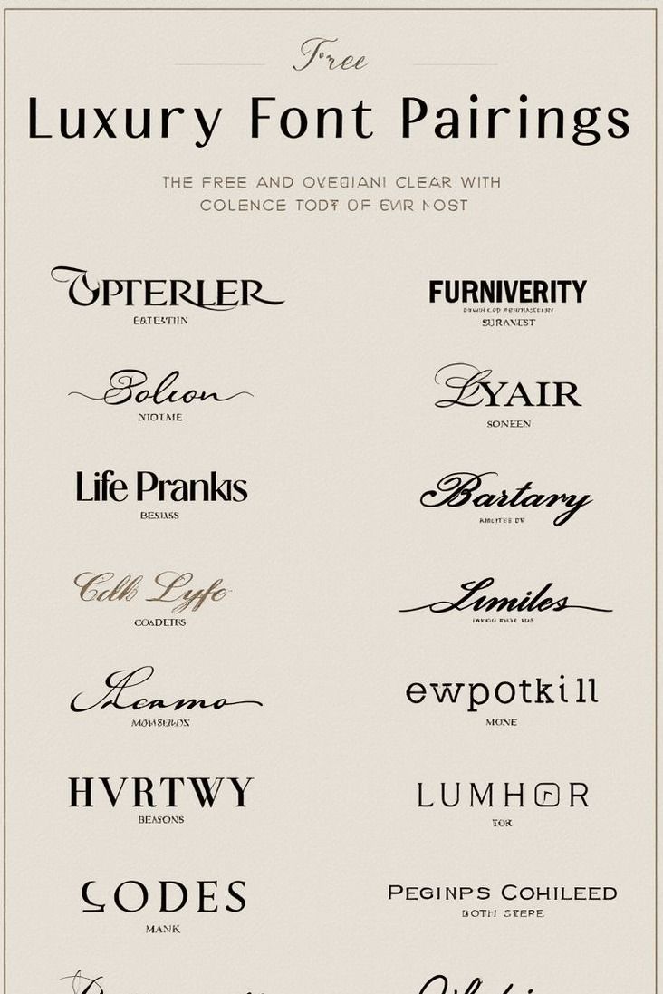 Lettertype Combinaties