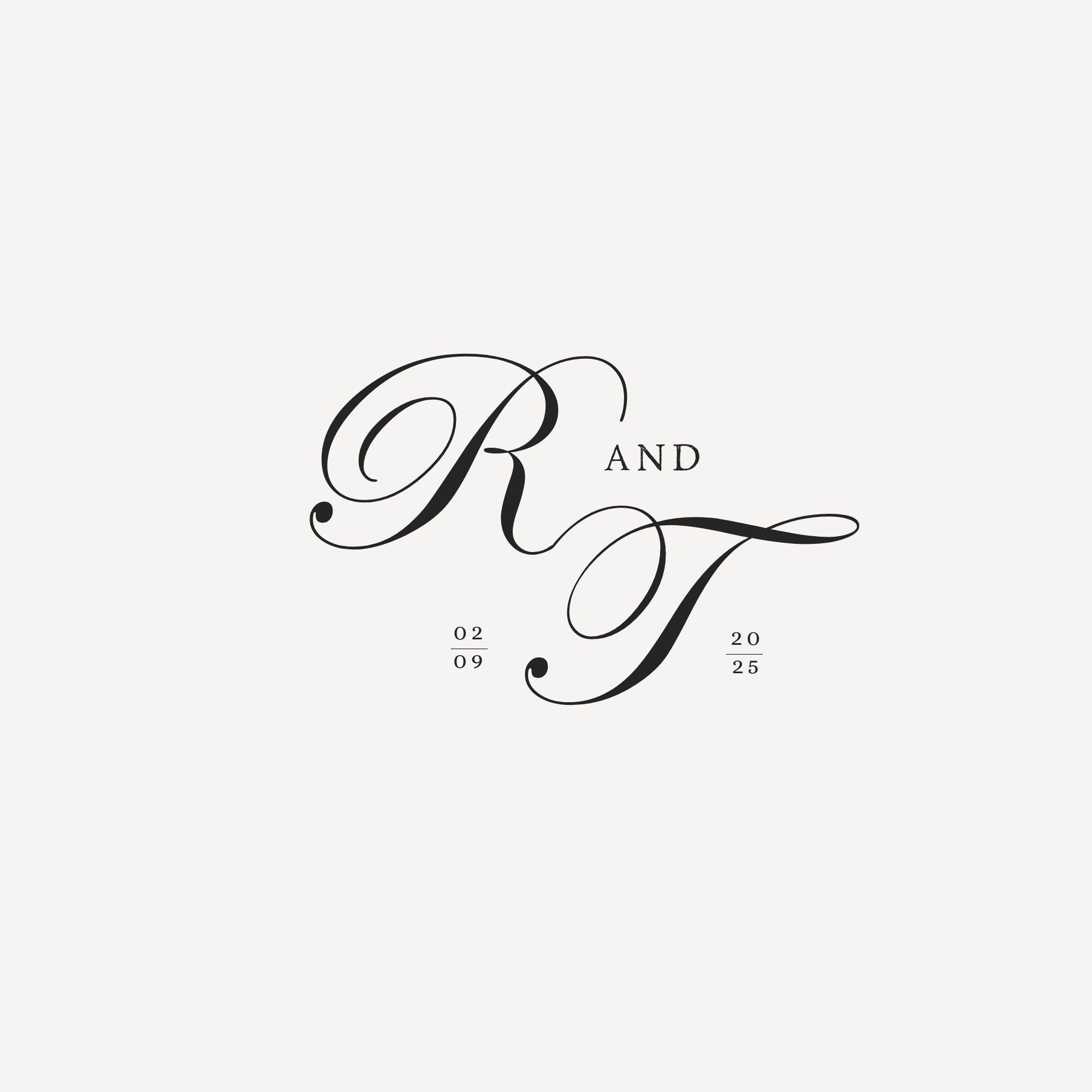 Modern Wedding Logo Designs | Monogram, Calligraphy, Text, Couples Logo