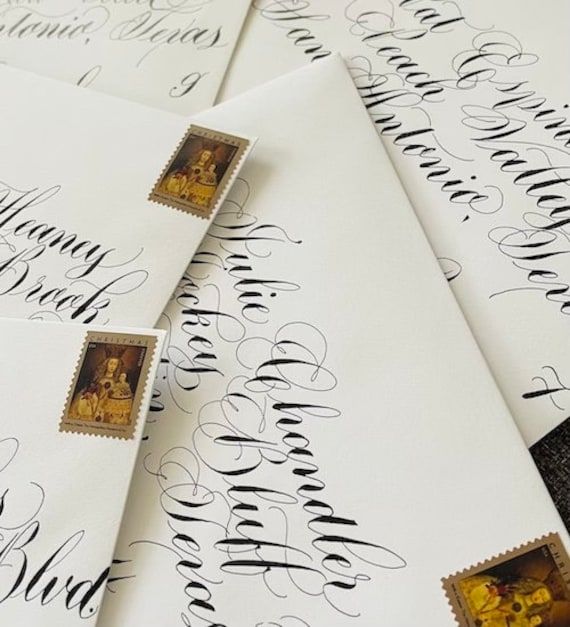 Wedding Envelope Calligraphy