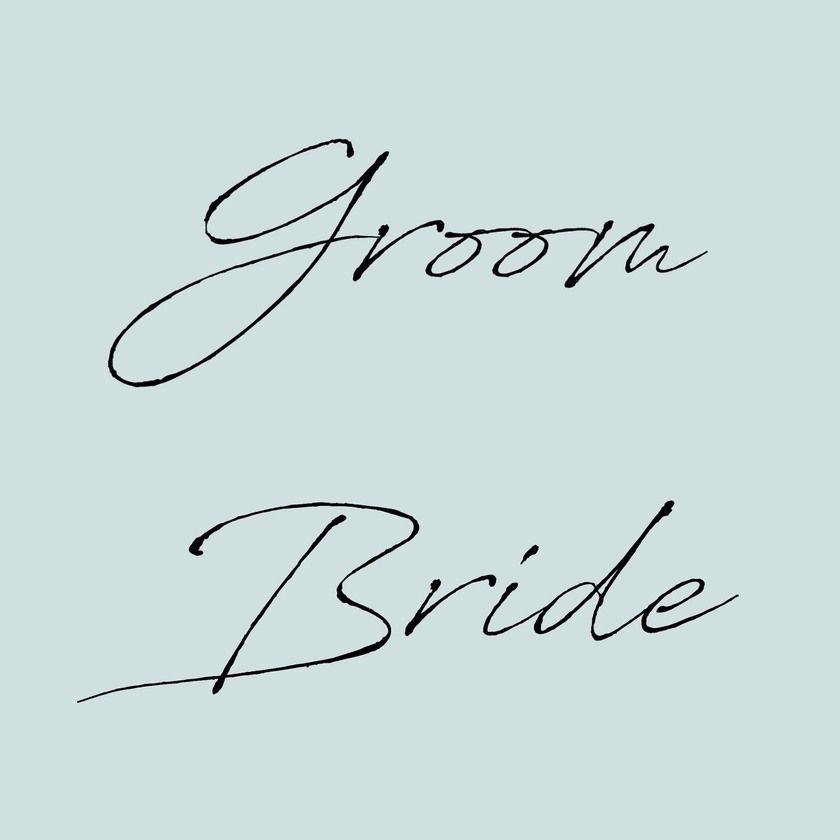 受付サインのDIYで役立つ*GroomとBrideのおすすめおしゃれフォントカタログ【13字体】 受付サインのDIYで役立つ*GroomとBrideのおすすめおしゃれフォントカタログ【13字体】