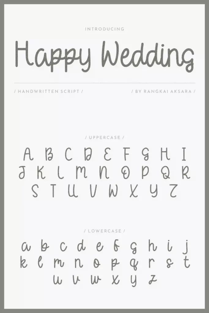 Font to Use for Wedding Invitations