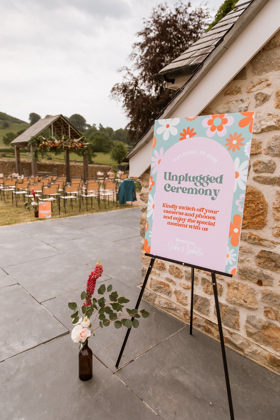 Unplugged Ceremony Wedding Sign