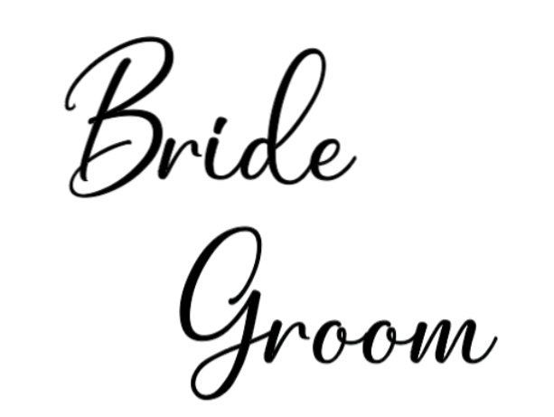 Bride SVG — Groom SVG — Bride and Groom — Wedding Party SVG — Svg pour mariage — Téléchargement numérique — Cricut Cut File — Svg pour les faveurs de mariage