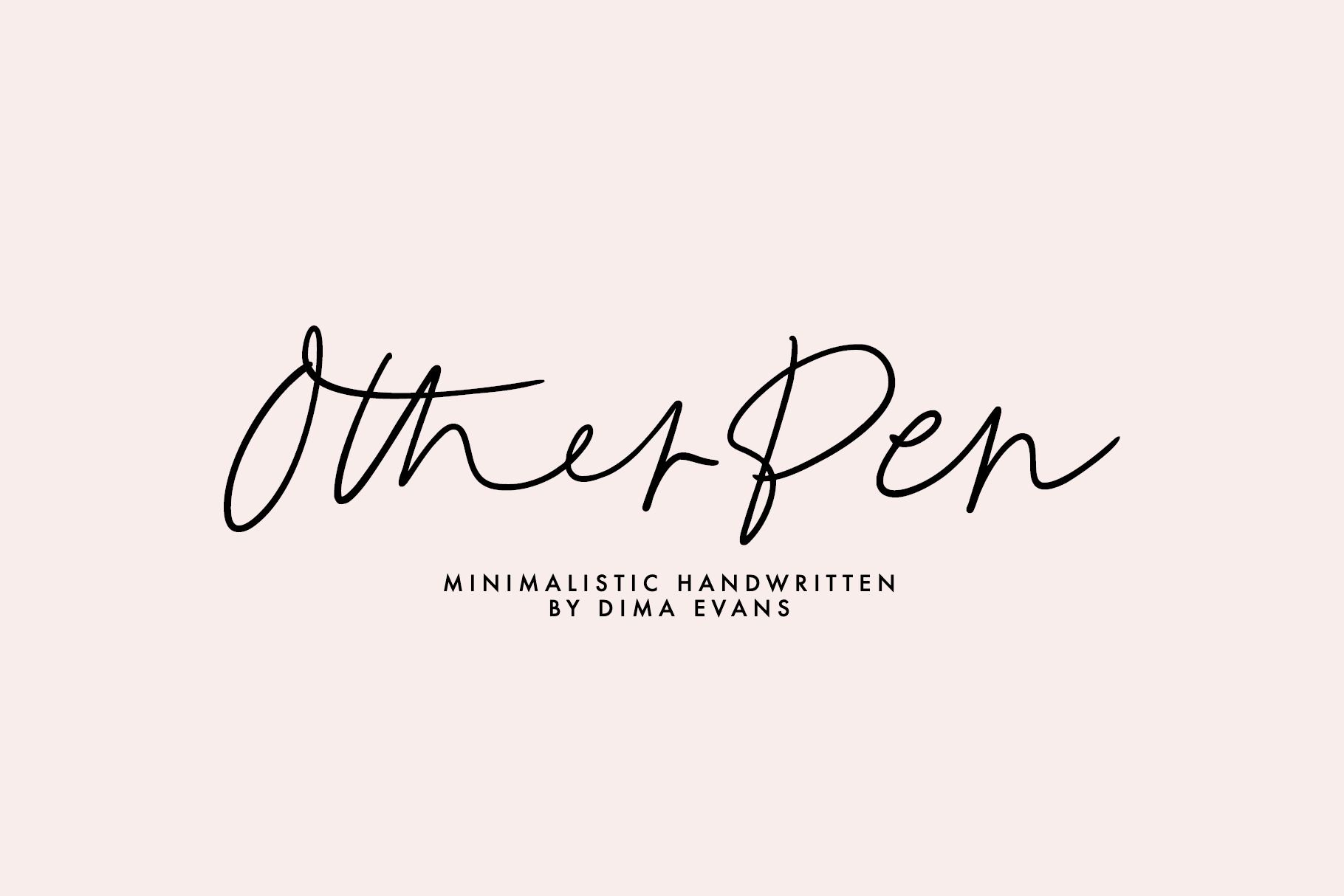 Other Pen handwritten script | supfonts