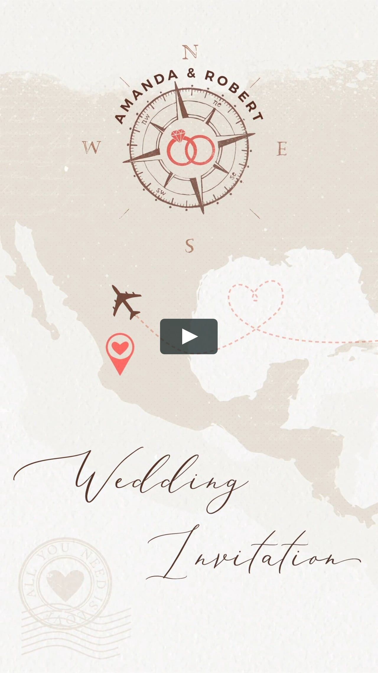 Sofia | Destination wedding invitation