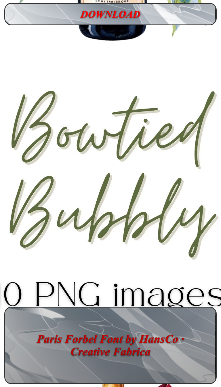 Paris Forbel Font by HansCo · Creative Fabrica