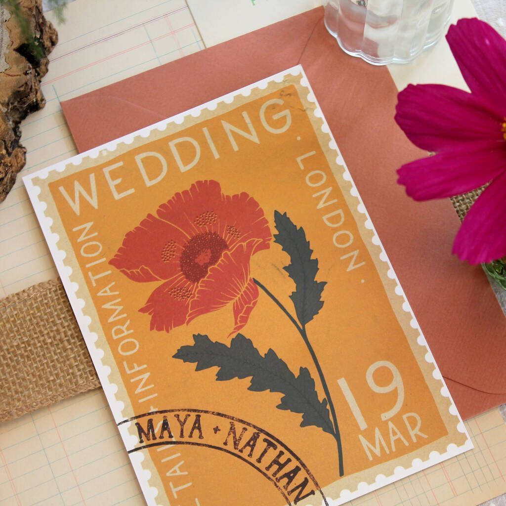 Vintage Wedding Invitations: Unique & Colorful Designs