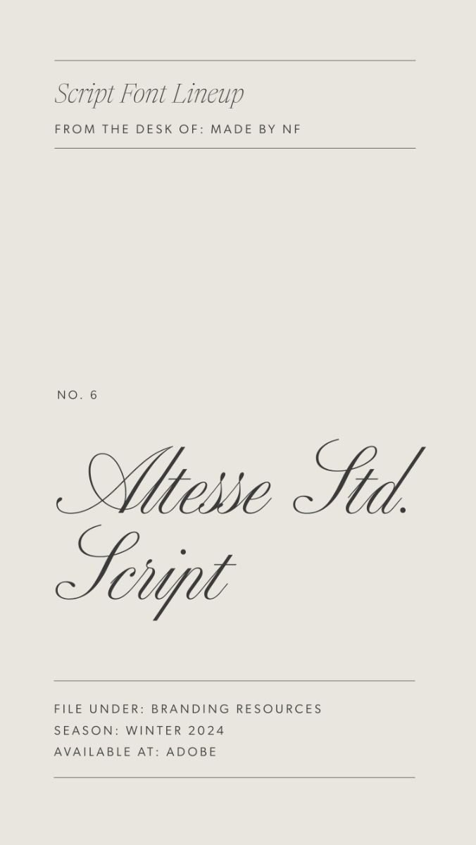 High End Script Font Ideas for Wedding Planners, Wedding Professionals and Photographers