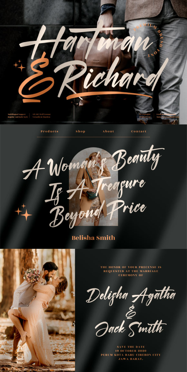 Hartman & Richard Script: Elegant Font Design