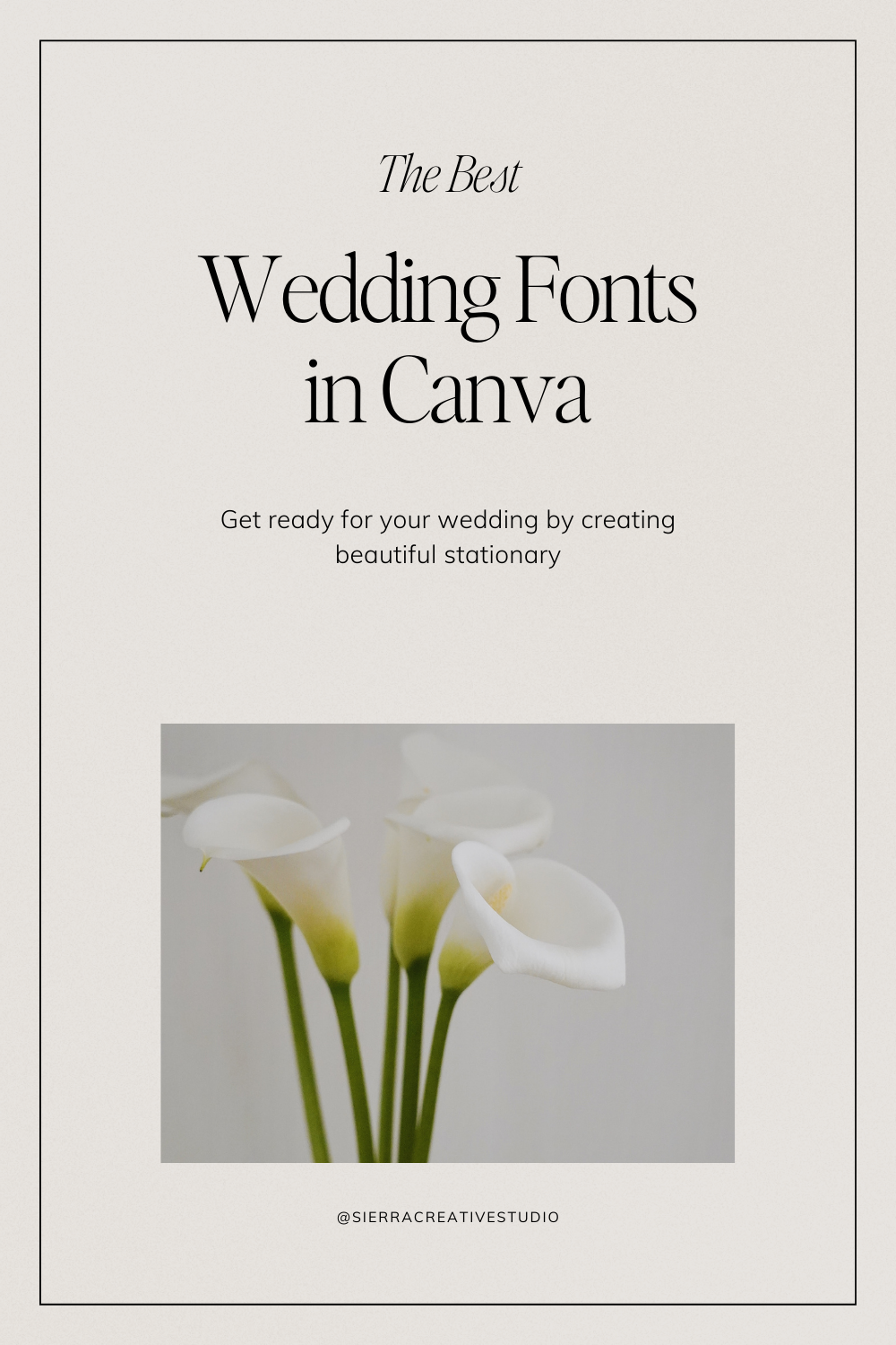 The Best Wedding Fonts in Canva