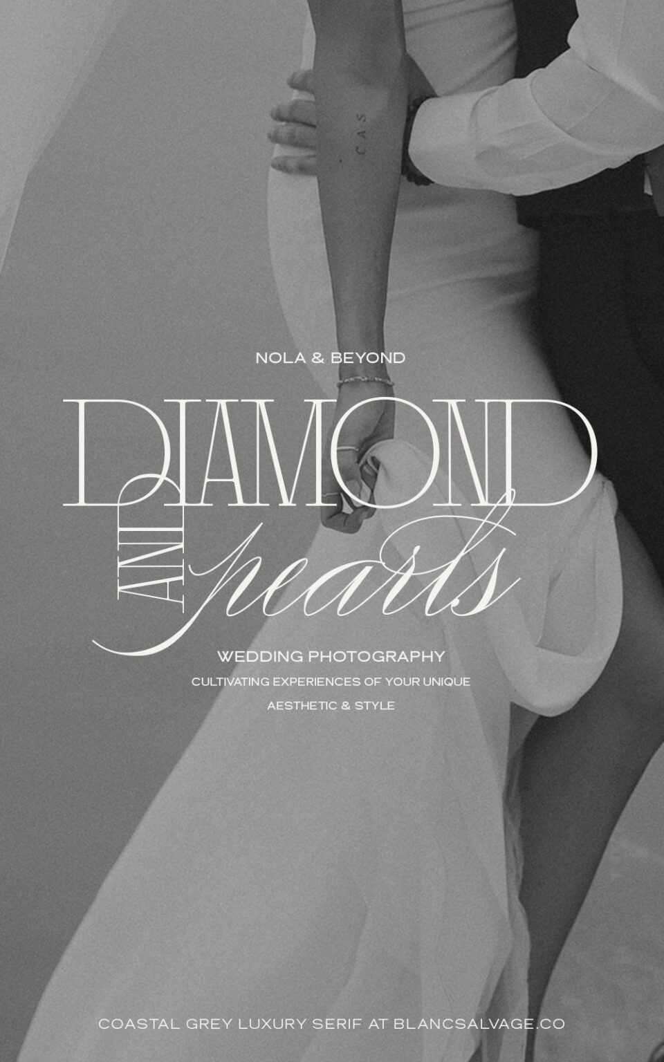 Luxury Brand Design Inspiration: Font Customizations with La Roue & Coastal Grey — Blanc Salváge