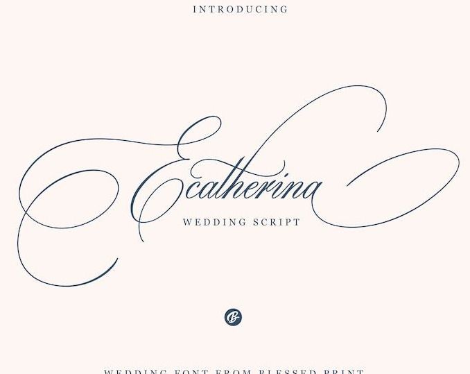 Cursive Font Wedding Font Vintage Cursive Font Lovely Font Old Cursive Font Flourishes Font Wedding