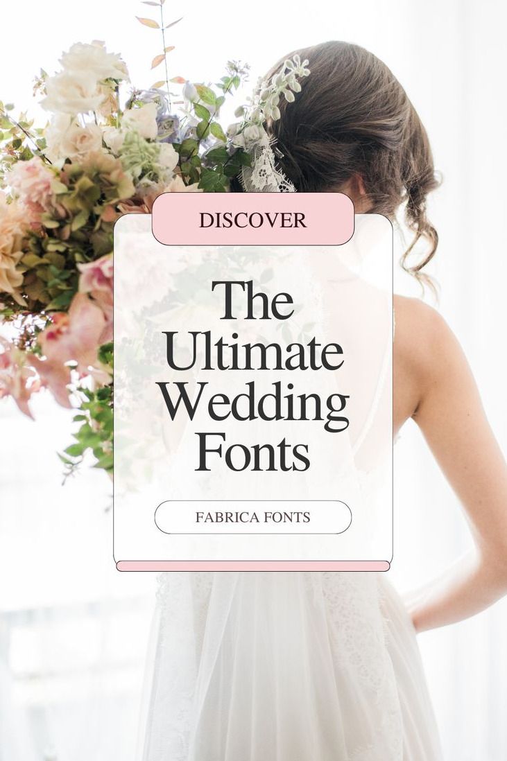 Elegant Wedding Fonts for Invitations & Decor
