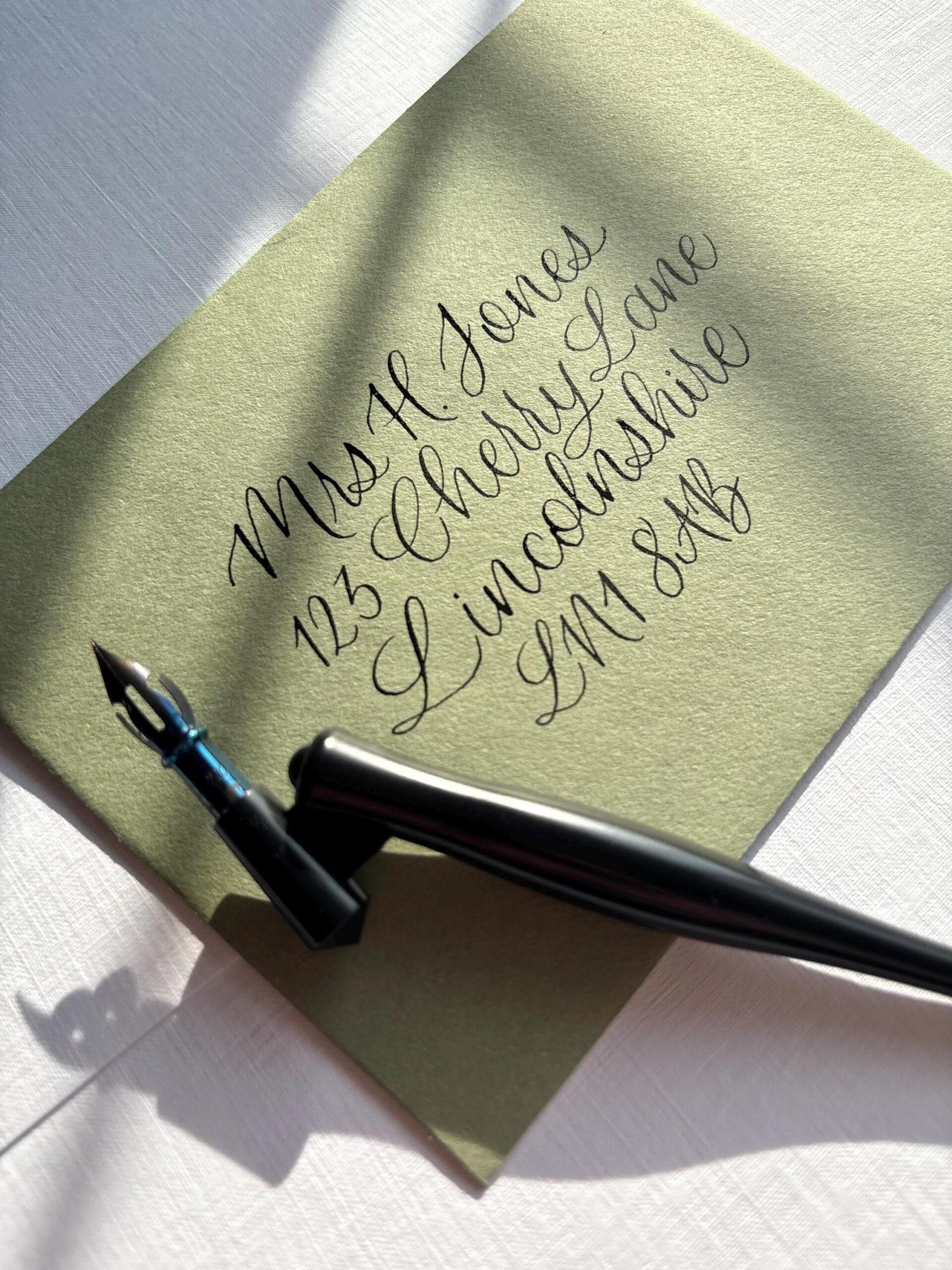 Handwritten Calligraphy C6 Envelope | Envelope Addressing