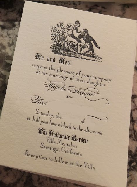 Using Antique Ephemera  for Wedding Invitations