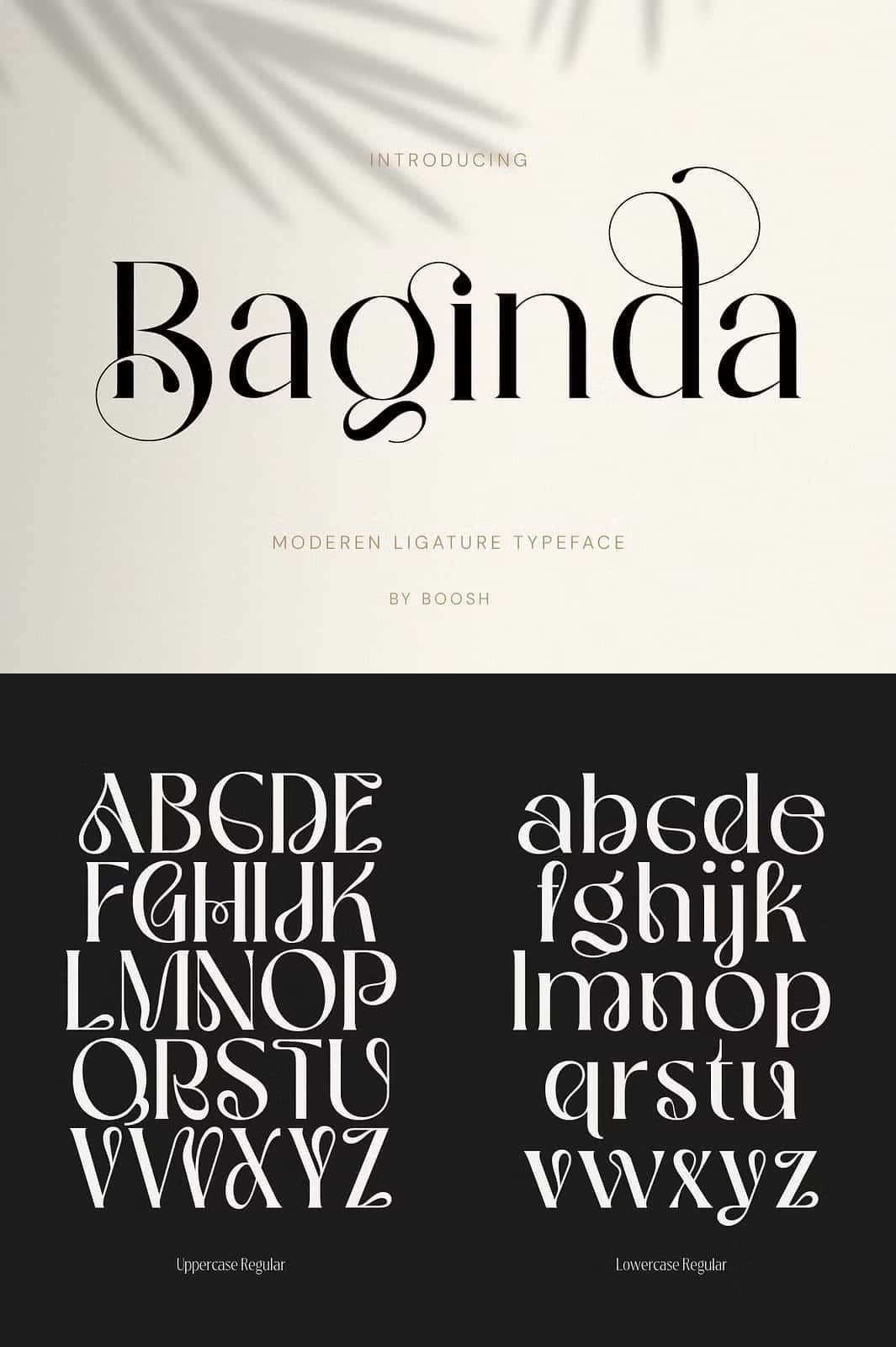 Free Modern Ligature Graphics Templates for Typeface Design