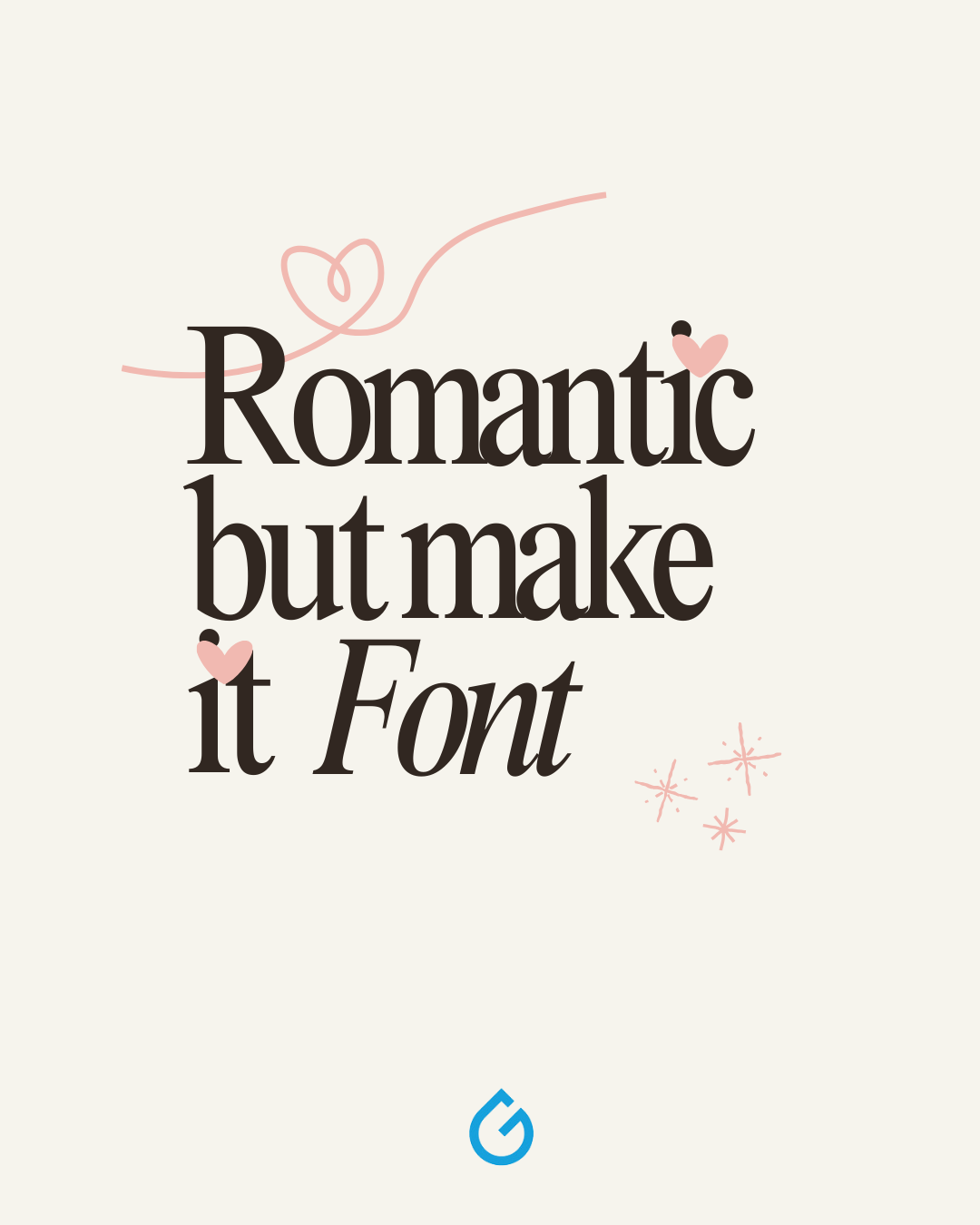 Romantic, But Make It Fonts