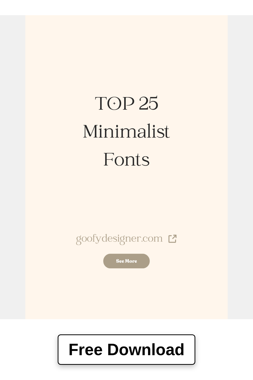 TOP 25 minimalist font ideas