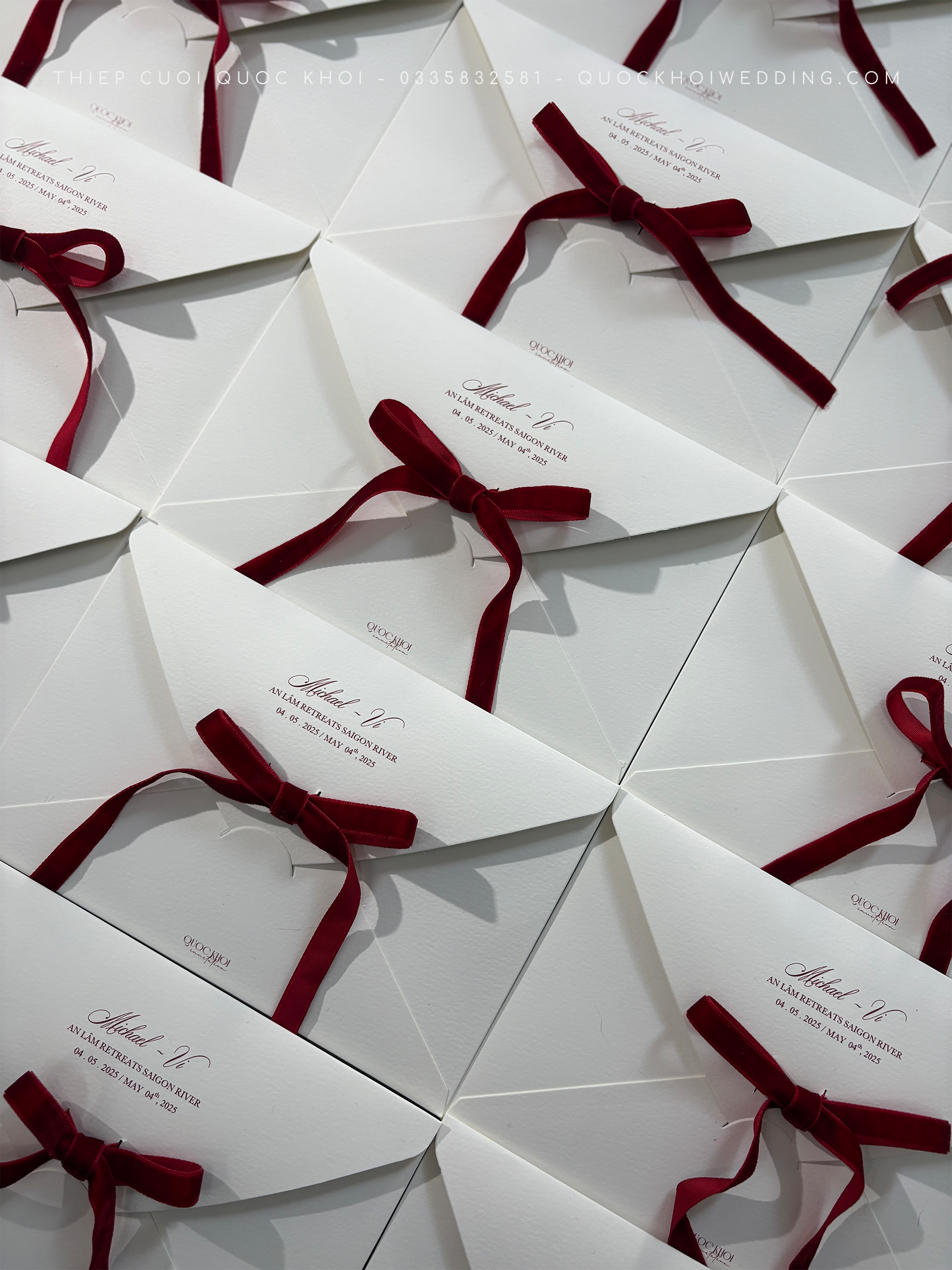 Thiệp cưới Michael & Vy