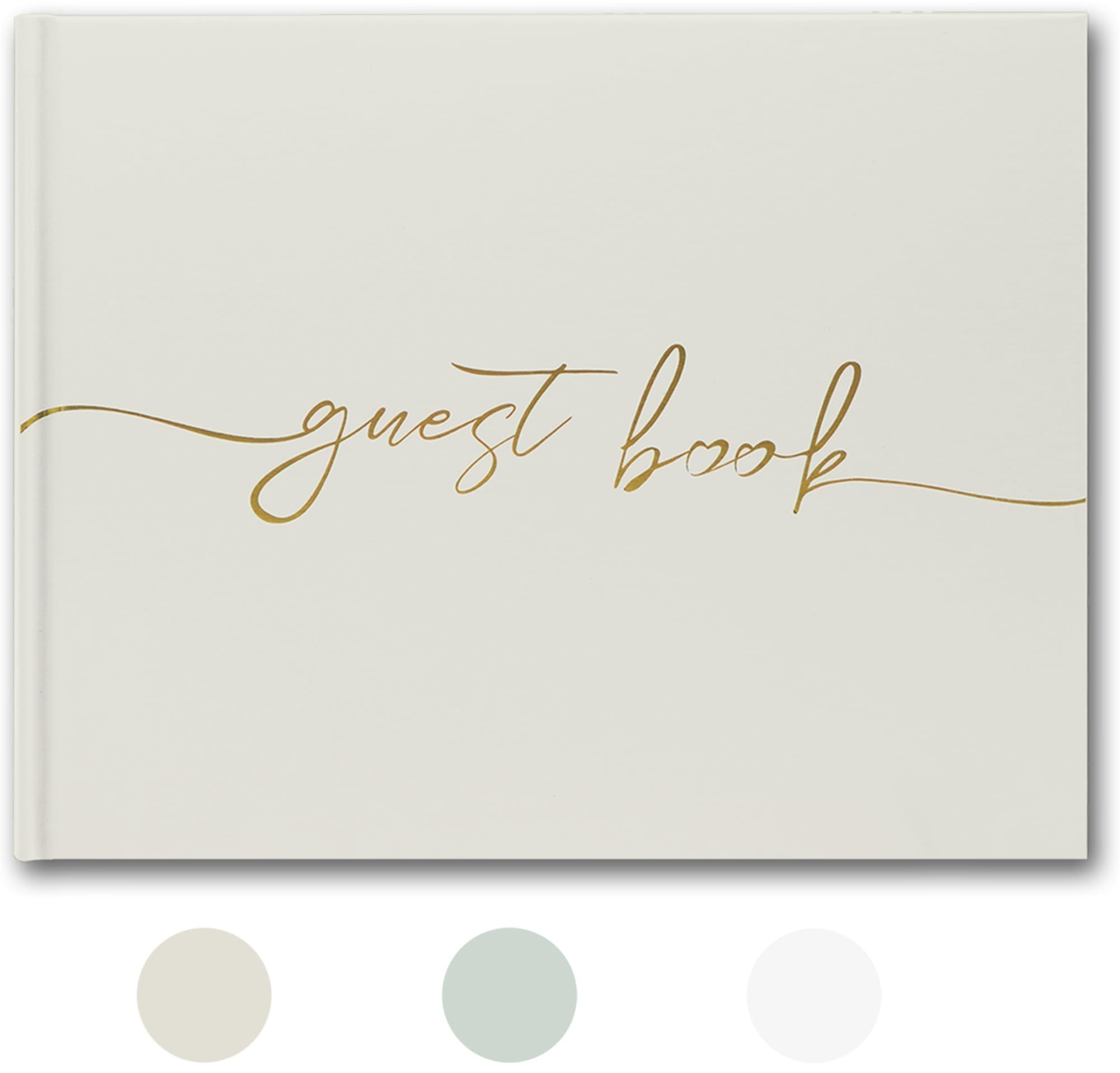 Elegant Wedding Guest Book: 100 Pages