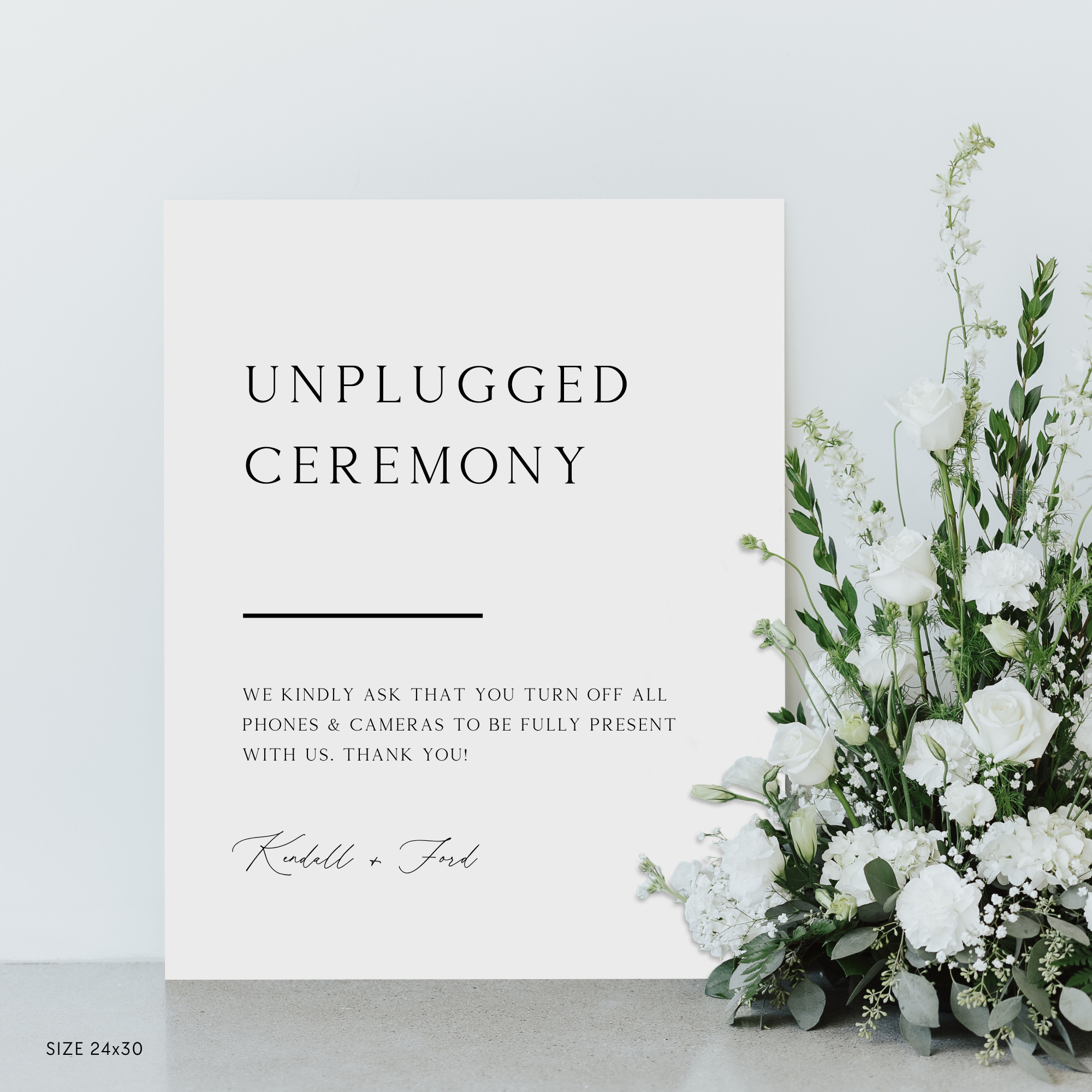 Estelle | Unplugged Ceremony Sign III