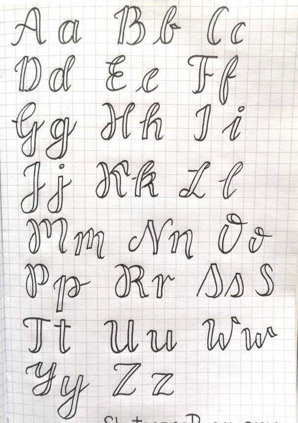Elegant Cursive Alphabet Practice