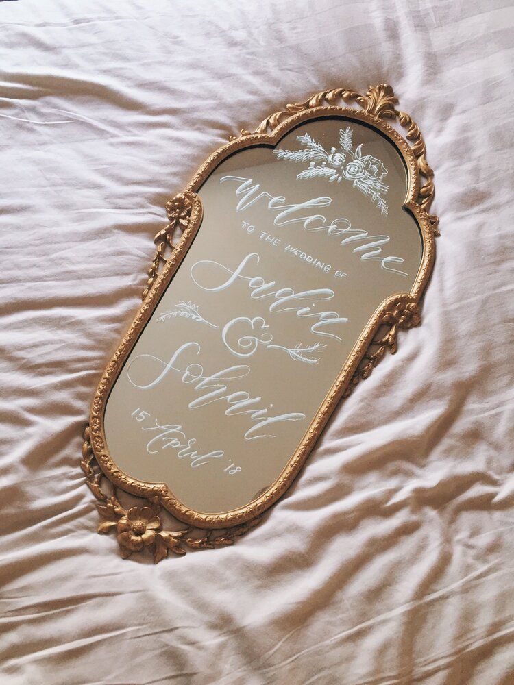 Calligraphy Signage — Olivia Hope Calligraphy